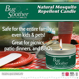 Bougie Bug Soother ambiance extérieure douceur citronnelle vanille
