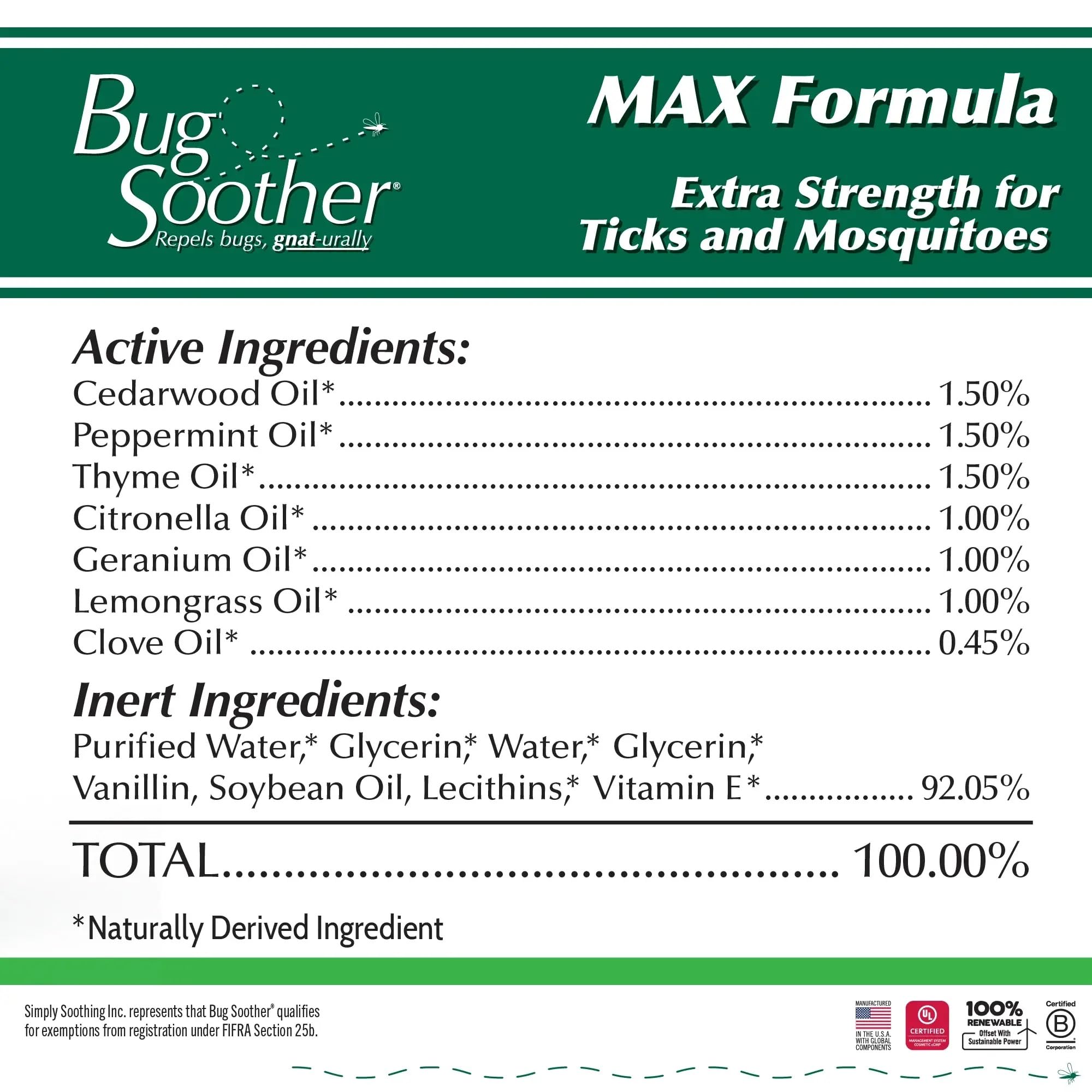 Bug Soother MAX – spray en action en extérieur, protection lors de randonnées et camping.