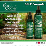 Bug Soother MAX – flacon bonus de 1onces, portable et pratique en déplacement.
