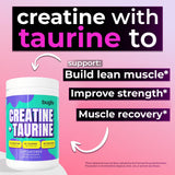 Bugfe Créatine Taurine - poudre micronisee, dissolution rapide dans l'eau