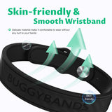 Deux couleurs BuggyBands, ajustables pour assortir vos vêtements.