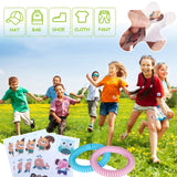 Bracelets anti moustiques BuggyBands 2-pack adaptés à l’intérieur et l’extérieur