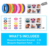 BuggyBands bracelet porté au poignet, réglable et confortable.