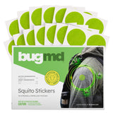 BugMD Squito stickers-patches-antimoustiques protègent sans DEET sur les vêtements.