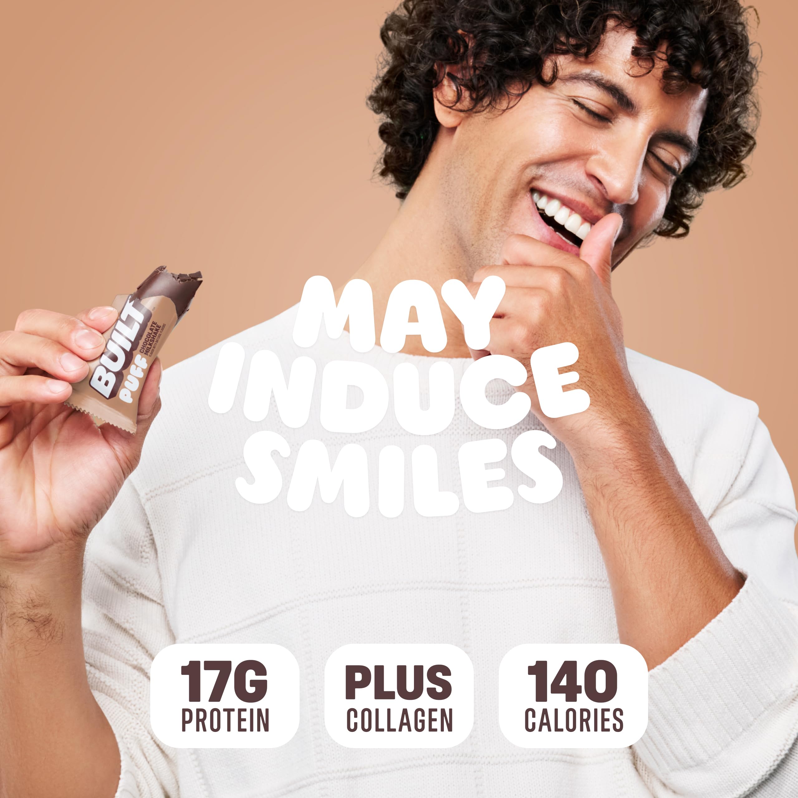 Built Bar Puff bar chocolat lait, texture légère rappelant une guimauve