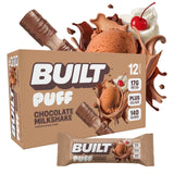 Built Bar Puff barres riches en protéines et collagène, idées pour récupération après l'entraînement