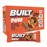 BUILT Bar Puff – texture moelleuse et protéinée, parfait pour une collation rapide.