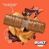 BUILT Bar Puff – parfum beurre de cacahuète, collation pratique après l'entraînement.