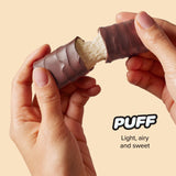 Barre Built Bar Puff protéines 17 g, soutien nutritionnel pour l'entraînement.