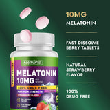 Bouteille 360 comprimés melatonine 10 mg, pratique pour les nuits régulières.