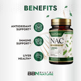 NAC Built by Nature – soutien du foie et détoxification naturelle.