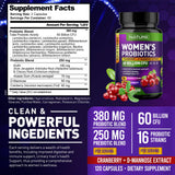 Built By Nature Probiotiques pour Femmes, 16 souches ciblées pour équilibre intestinal