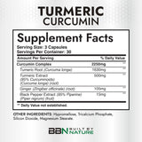 Soutien des articulations et mobilité avec Built by Nature Turmeric Curcumin.