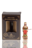 BULGARIAN ROSE KARLOVO emballage design – expérience sensorielle luxueuse.