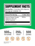 Utilisation quotidienne avec BulkSupplements Cayenne Poudre pour relever vos plats.