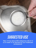 Palmitoylethanolamide BulkSupplements se dissolvant rapidement dans l'eau