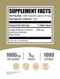BulkSupplements Poudre chaga, texture fine prête à être ajoutée dans smoothies