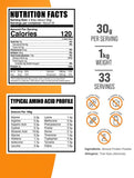 Bulksupplements amande-protein-poudre doseuse pour une portion précise.