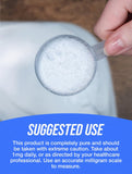 Biotine BulkSupplements purifiée, vérifiée par des tiers pour la traçabilité.