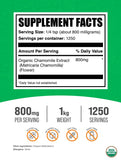 BulkSupplements Extrait de camomille biologique avec doseur, usage quotidien pratique