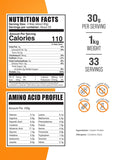 BulkSupplements Casein micellaire — dose mesurée pour un mélange après l'entraînement.
