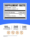 BulkSupplements Chlorure de Potassium: aide à maintenir l'hydratation au quotidien.