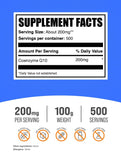 BulkSupplements CoQ10 poudre: dose mesurée facilitant l'ajout dans le petit-déjeuner.