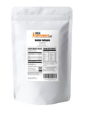 Bulksupplements Collagen Peptides emballage, conformité aux normes cGMP et contrôles.