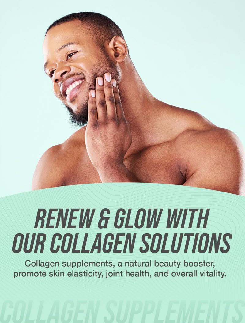 Bulksupplements Collagen Peptides poudre, facile à verser dans vos boissons.