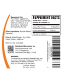Bouteille BulkSupplements, 420 capsules, pratique pour les routines quotidiennes.