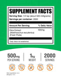 Dose pratique pour ajouter l'extrait de gombo BulkSupplements à vos shakes.
