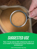 Texture fine et naturelle de la poudre gombo BulkSupplements pour des mélanges faciles.