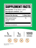 BulkSupplements Extrait de jujube sauvage en poudre — texture fine et homogène.