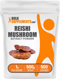 BulkSupplements Reishi Poudre Extrait : boost antioxydants pour la vitalité quotidienne