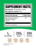 Doseur inclus pour BulkSupplements Saw Palmetto Poudre, dosage précis et simple.