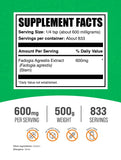 Bulksupplements Fadogia Agrestis poudre dose, facile à ajouter à votre routine bien-être.