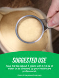 BulkSupplements Ginseng – cuillère-dose facilitant l'incorporation dans boissons