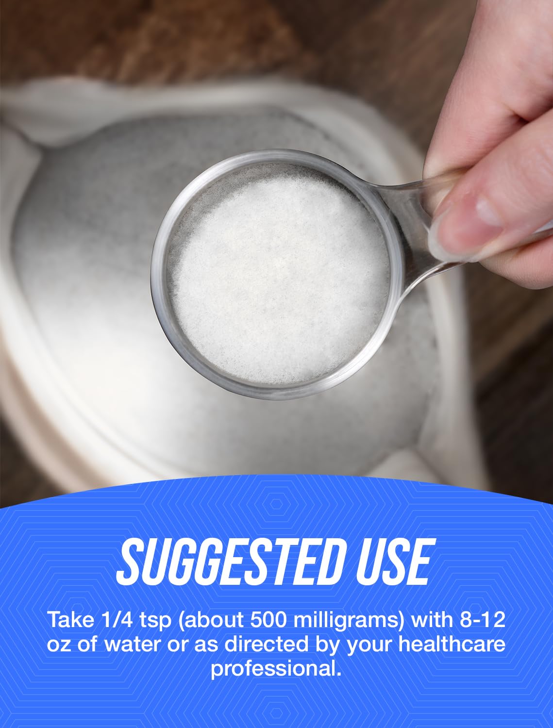 Bulksupplements Glutathion Réduit poudre, facile à mélanger dans eau ou jus