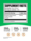BulkSupplements Extrait de pépins de pamplemousse en poudre — doseur pratique pour vos routines.