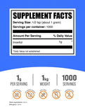 BulkSupplements Inositol en poudre – cuillère-dose: dose précise pour votre rituel quotidien.