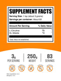 Doseur inclus avec BulkSupplements L-Citrulline Malate 2:1, préparation sportive facilitée.