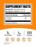 BulkSupplements L-Citrulline Malate 2:1 – doseur, facilite l’usage quotidien.