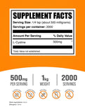 L-Cystine BulkSupplements poudre dans le mélange du matin facilite le démarrage.