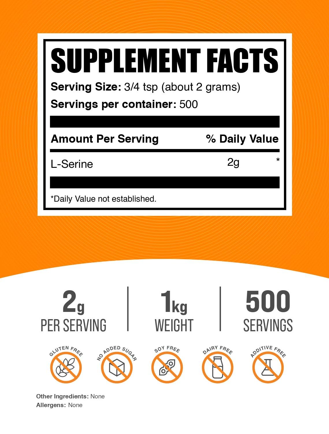 BulkSupplements L-Serine poudre : mesure simple à intégrer dans votre routine