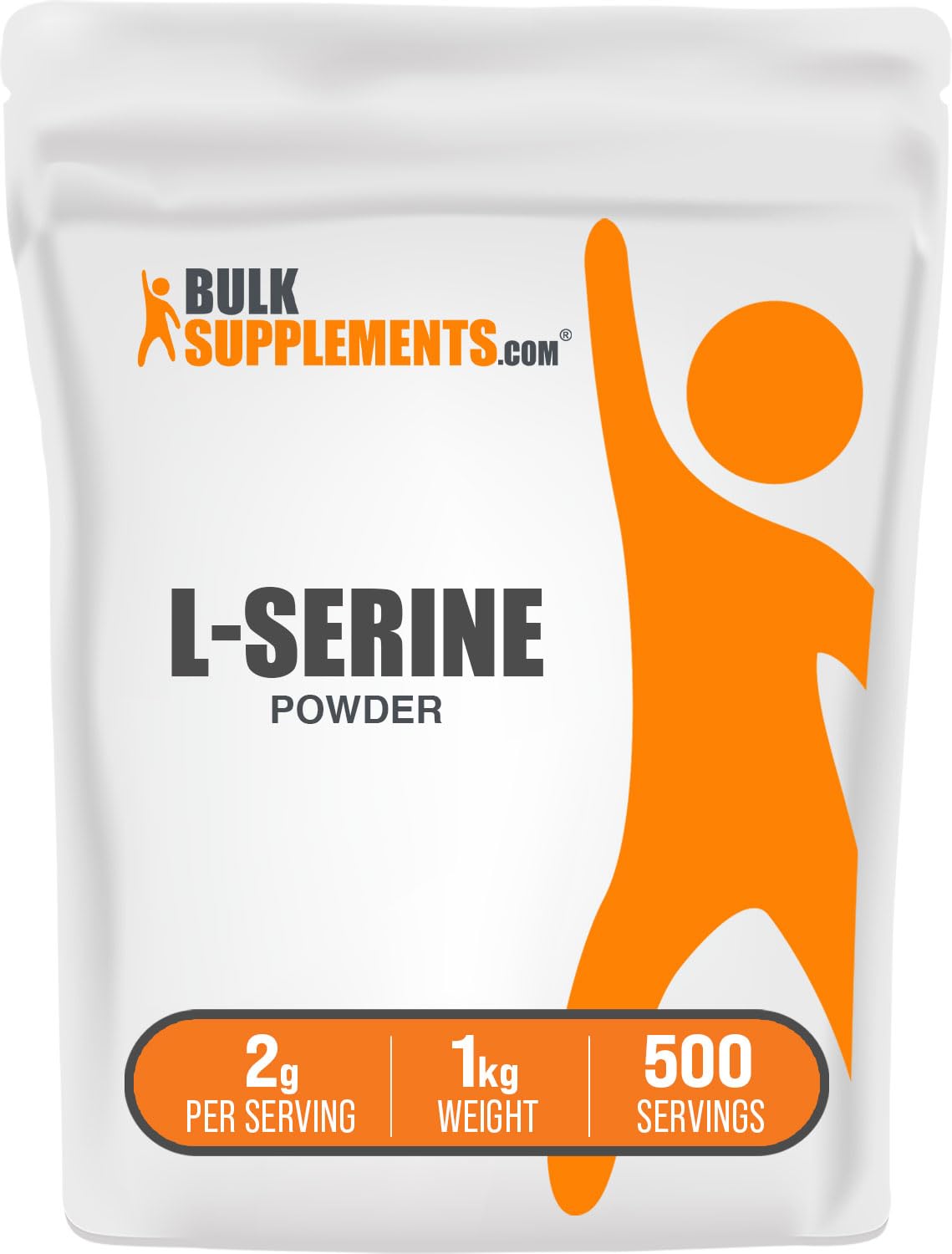 BulkSupplements L-Serine poudre : versement précis pour doser facilement