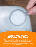 Bulksupplements L-Theanine poudre - mélange rapide dans une boisson chaude ou froide.
