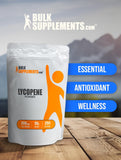 BulkSupplements Lycopène Poudre emballage — emballage clair pour le stockage facilité.