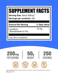 BulkSupplements Lycopène Poudre texture — texture fine pour un mélange homogène.