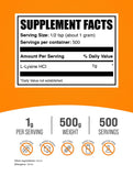 Doseur inclus avec la poudre de L-Lysine facilitant le dosage précis