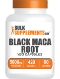 BulkSupplements Maca noir : bouteille pratique pour énergie quotidienne.